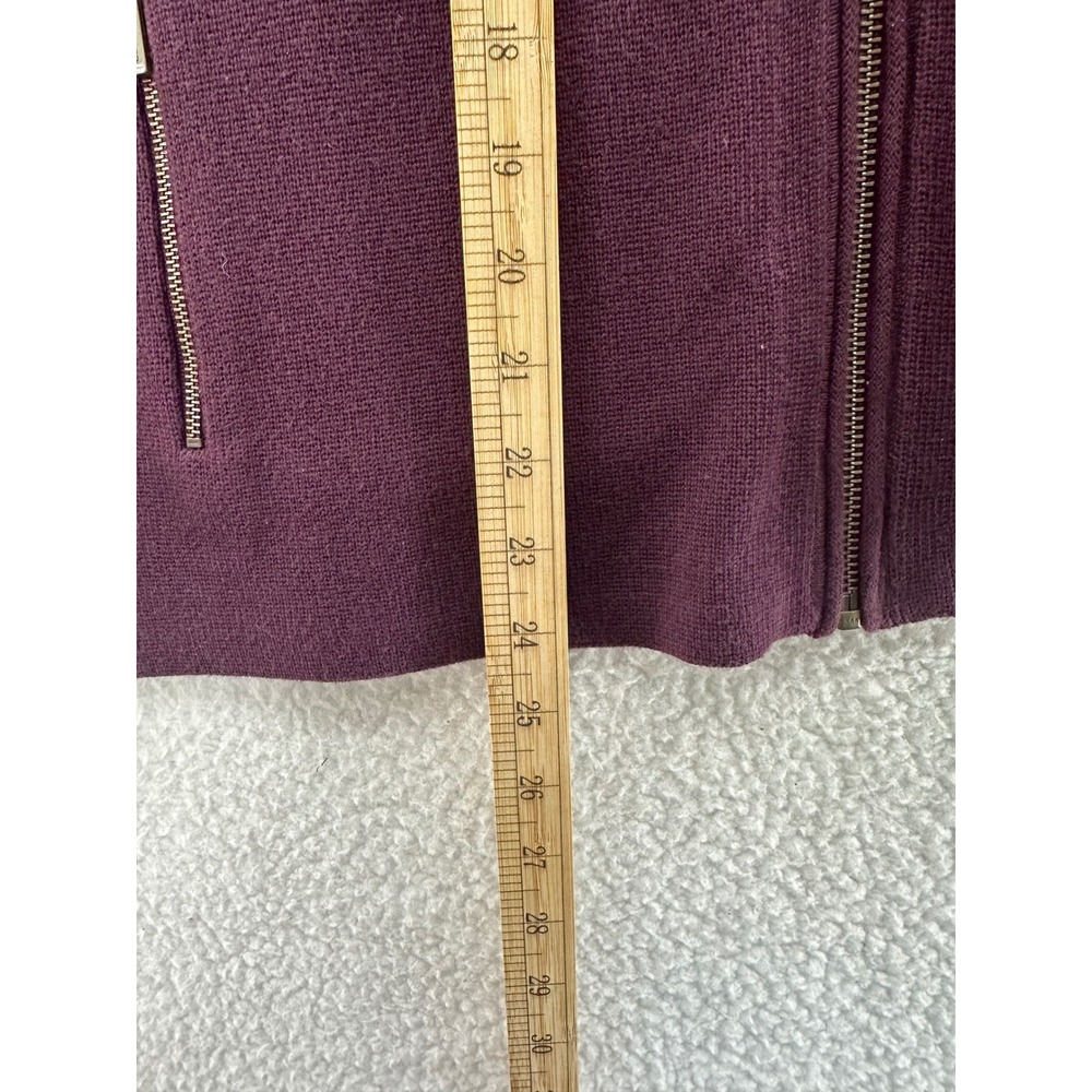 Eddie Bauer Full Zip Sweater Jacket Collared Pockets Knit Cardigan XL - Picture 6 of 8